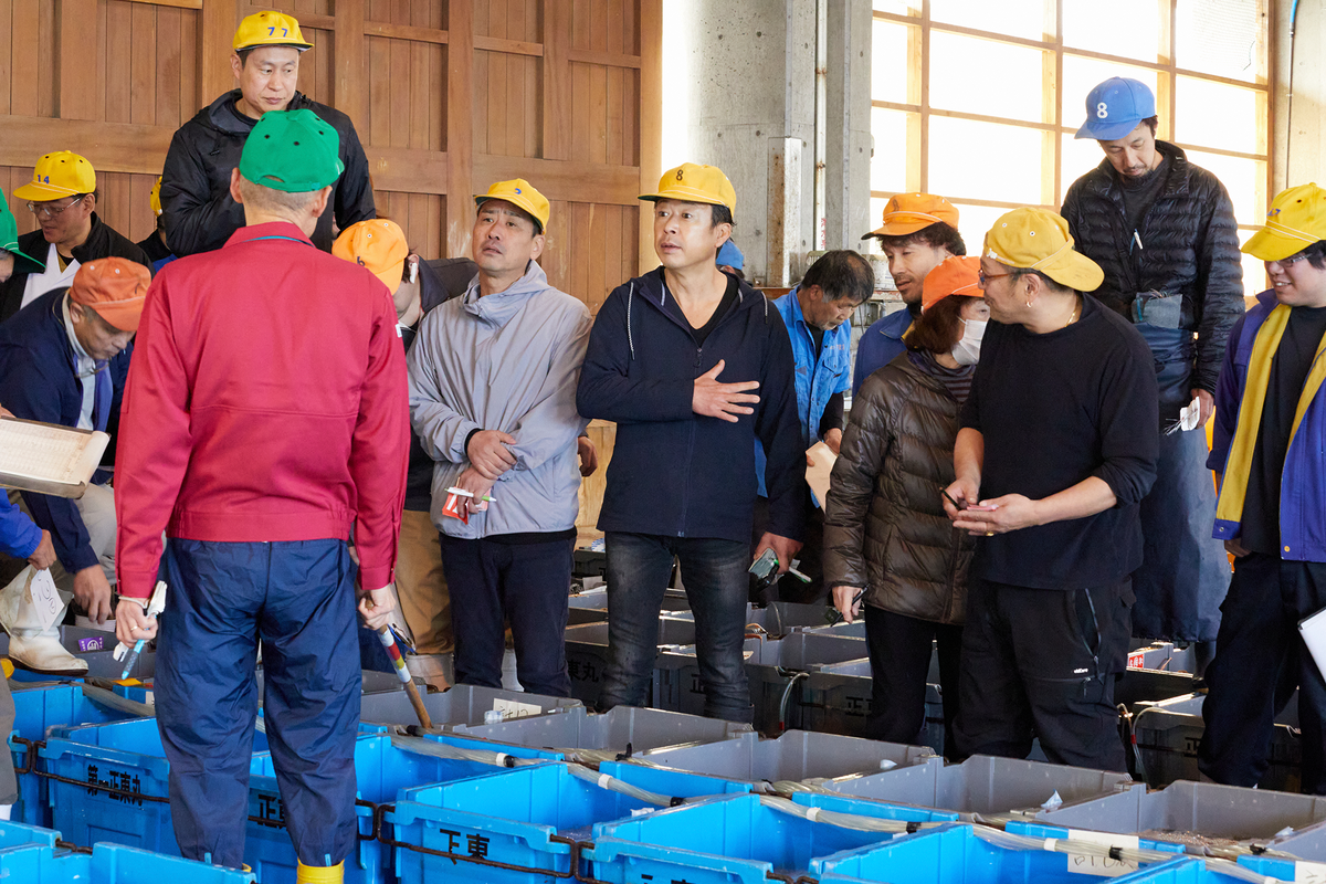 社長自ら競り落とす目利きのプロ