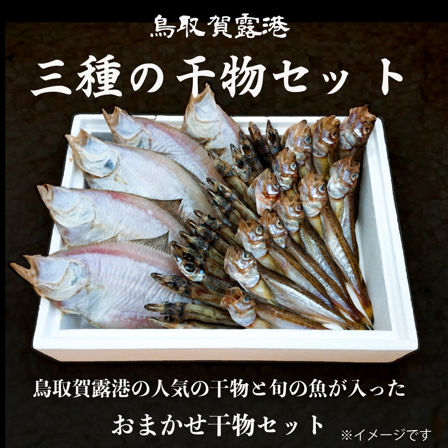 鳥取賀露港　おまかせ3種の一夜干し干物セット (小)【焼き魚におすすめ】